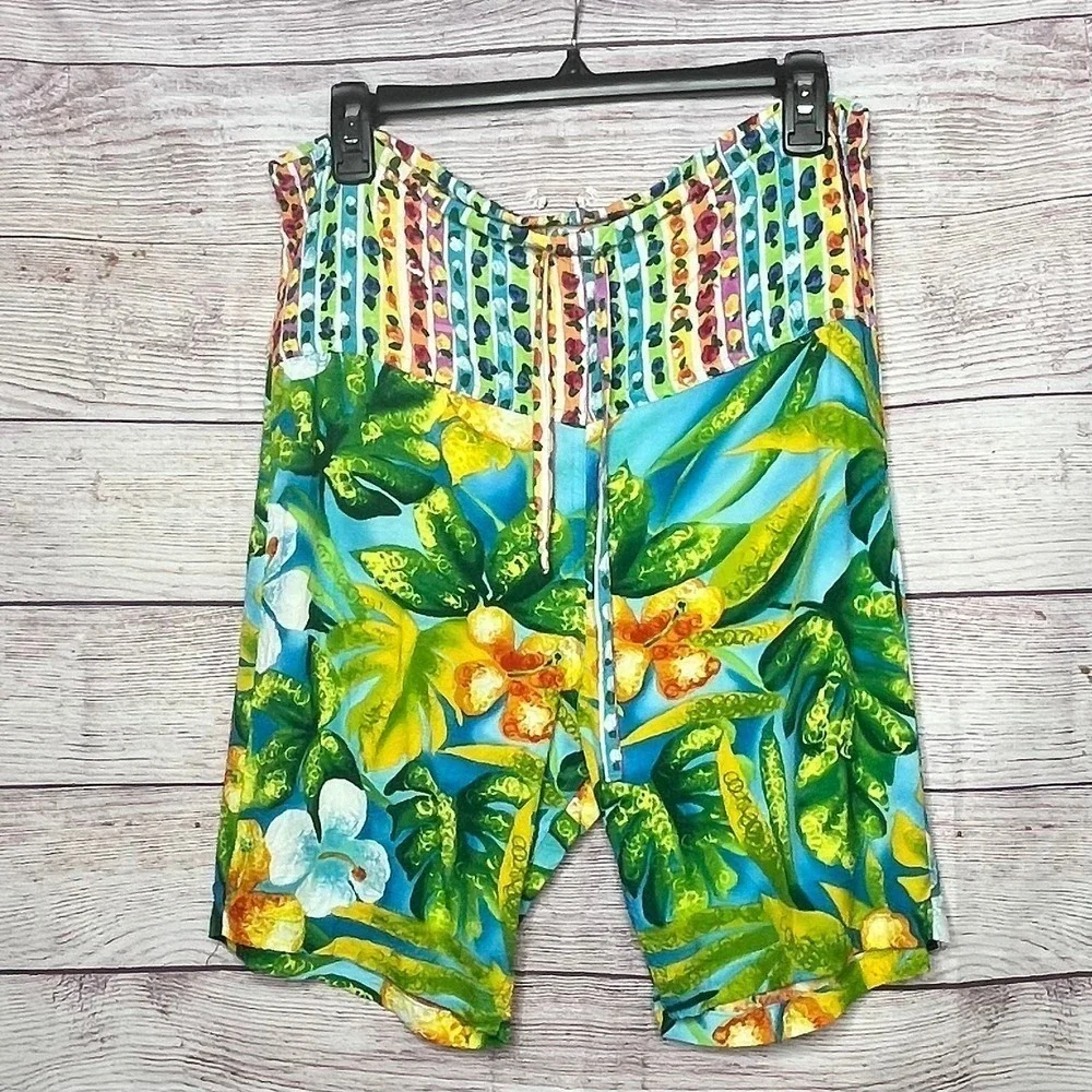 Jam’s World Vintage Men's Made in USA Tropical Vacation Cruise Shorts Size JV